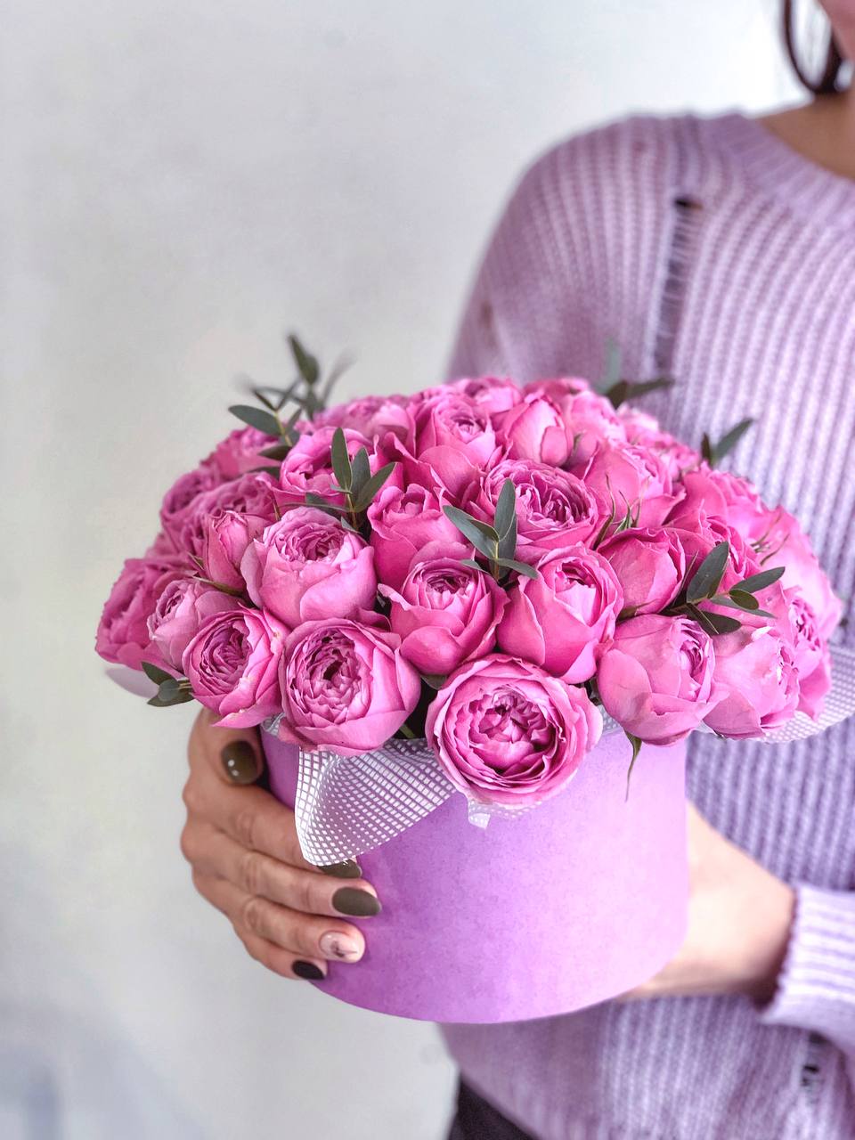 Розовые розы | Kiwi Flower Shop